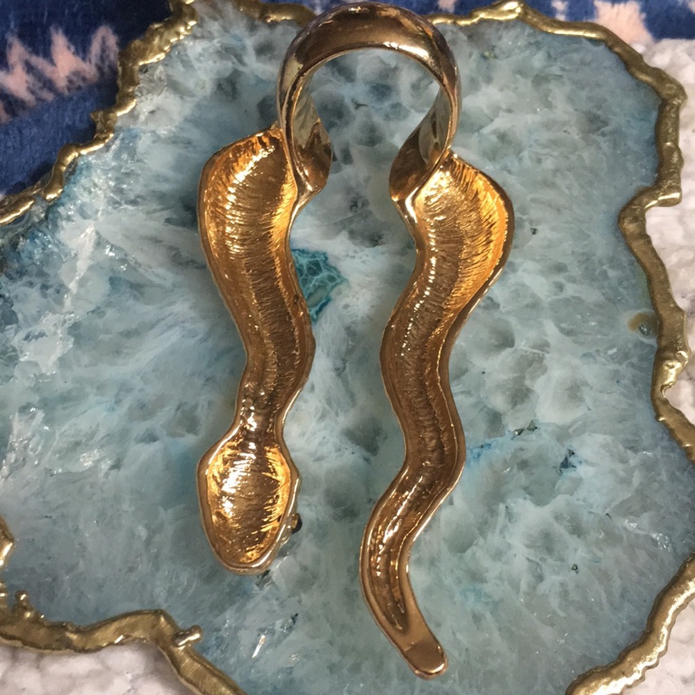 Golden snake ring - Picture 4 of 4